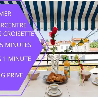 Perle Rare Cannes Croisette Vue Mer Parking 4P
