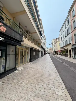an empty street in a city with buildings at Viva Riviera Brand New Top Floor close Croisette in Cannes