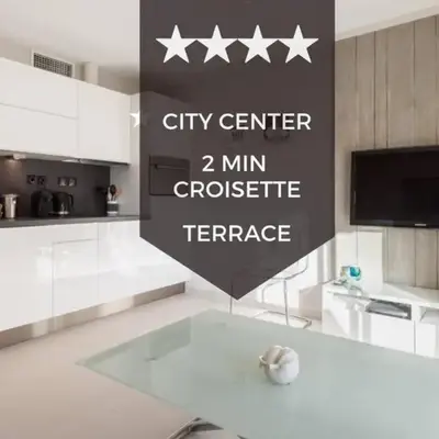 Downtown Cannes Modern 1-Br Apartment