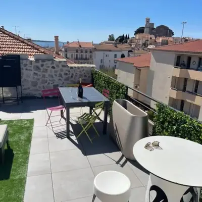 cannes experience pastour DUPLEX Penthouse Rooftop 4 bed&4bath Sea&Suquet view walking distance palais des congres & beaches