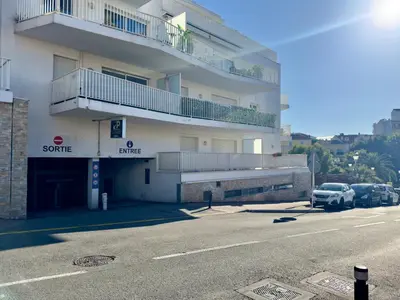 a building with a car parked in front of it at Cannes Maria By SCLS Locations in Cannes