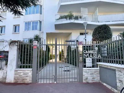 a gate in front of a building at Cannes Maria By SCLS Locations in Cannes