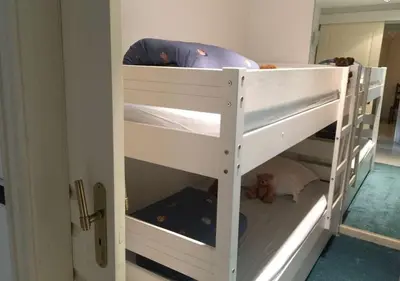 a couple of bunk beds in a room at Appartement Miramar Cannes Croisette in Cannes