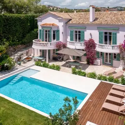 Stunning Belle Époque villa with swimming pool walking distance of Cannes
