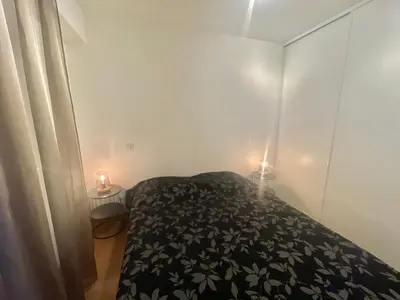 a bathroom with a tub and a sink at Vieux Port One Bedroom Apartment A05 in Cannes