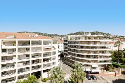 an aerial view of a large apartment building at Royal Palm YourHostHelper in Cannes