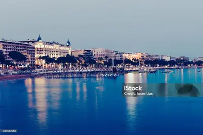 a large body of water with a city in the background at Joli appartement vue sur mer in Cannes