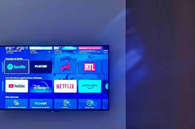 a television screen with many different icons on it at Superbe Appartement Cannes - 50m2 & Terrasse - Très Proche Croisette in Cannes