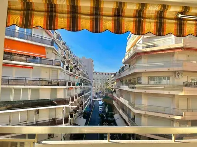 a view from a balcony of a city with buildings at Le Colony in Cannes