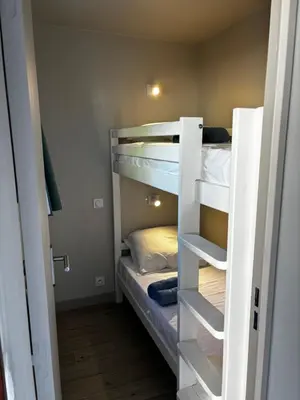 a room with two bunk beds in a room at Villa Francia Cannes in Cannes