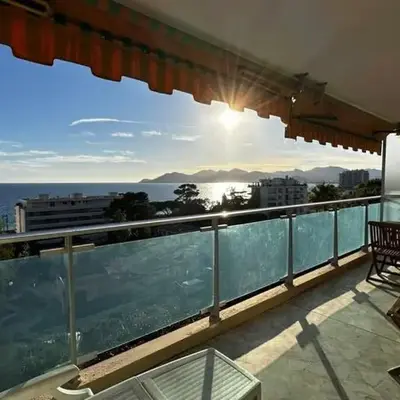 A069-Apt in residence with pool and sea view - Cannes