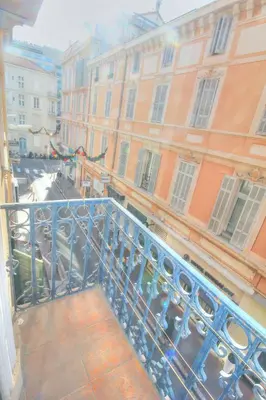 a view from a balcony of a building at ALC - FONT3 - 10 min PALAIS in Cannes