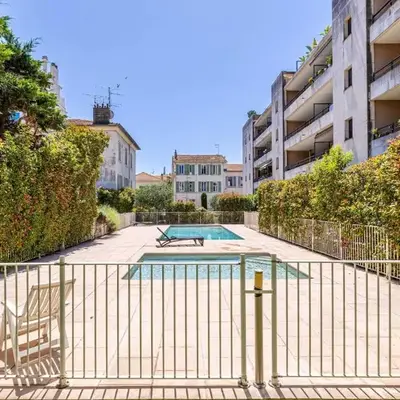 Charming apartment with balcony-pool - Cannes