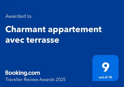 a blue sign with the text amended to chairman appointment age transfer at Charmant appartement avec terrasse in Le Cannet