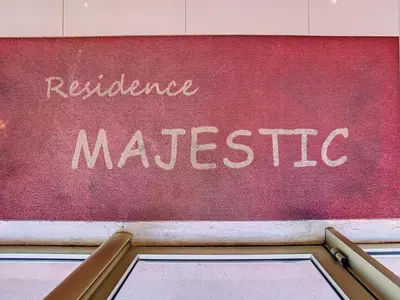 a sign that reads reference marsic on the side of a building at Beau 2 pièces proche Croisette avec parking 211 in Cannes