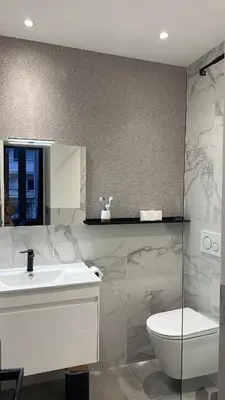 a bathroom with a sink and a toilet at Dolce Cannes Riviera Cannes in Cannes