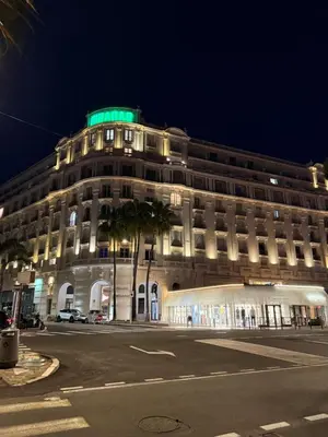 a building with a green dome on top of it at Cannes Croisette Miramar escape in Cannes