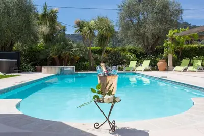 a screenshot of theania villellums games with ac throughout and large private at Spacious Villa Vallauris Cannes with AC throughout and large private pool in Vallauris