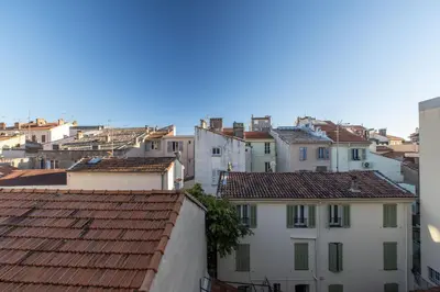 a view of the roofs of buildings at LB Vacation Rentals I Superieure Room 22m2 - Spacious I Casa d'Azur in Cannes