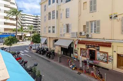 an overhead view of a city street with buildings at Beautiful apartment, next to Croisette Gray Albion in Cannes