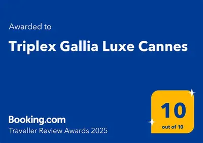 a yellow box with the number on it at Triplex Gallia Luxe Cannes in Cannes