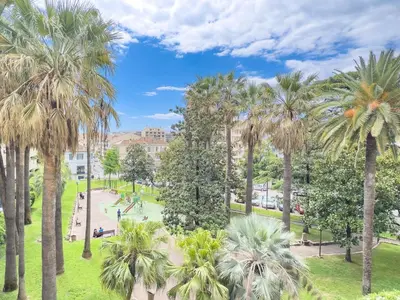 an aerial view of a park with palm trees at Le Montfleury by Winsome Destination in Cannes