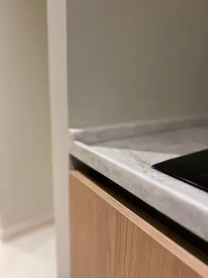 a tablet sitting on top of a counter at Palm Beach front de mer in Cannes
