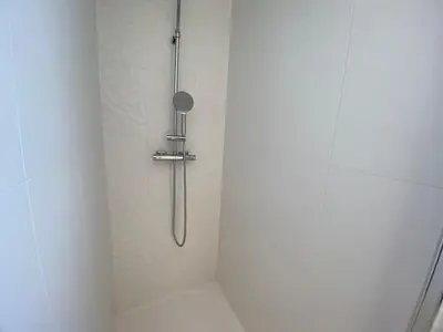 a shower with a shower head in a bathroom at C010 - Magnifique Appartement Toit Terrasse in Cannes
