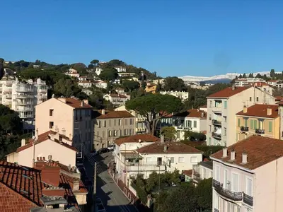 a view of a city with houses and buildings at C010 - Magnifique Appartement Toit Terrasse in Cannes
