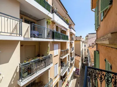 a view of an apartment building with balconies at Bright duplex-Cannes Centre -Mobility lease in Cannes