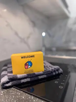 a bathroom with a glass shower with a toilet at Serenity in Cannes
