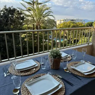 Chic 2 bedroom with Huge Terrace and Pool Cannes