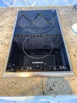 a stove top oven sitting on top of a counter at A 2 pas des plages du Midi 300L in Cannes