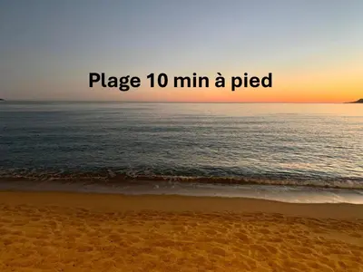 a picture of the ocean with the words place min a piled at Lumineux studio LOGGIA, Alexandre III- proche CROISETTE A0B203 in Cannes