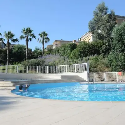 Apartment in park with pool