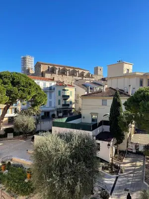 a view of a city with buildings and trees at CANNES SUQUET beautiful Duplex in Cannes