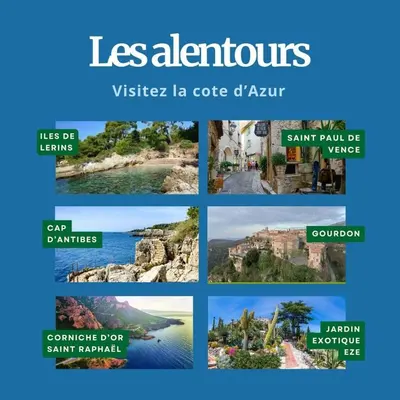 a collage of photos of islands and buildings at Pause Riviera avec terrasse, à 300 mètres de la mer in Cannes