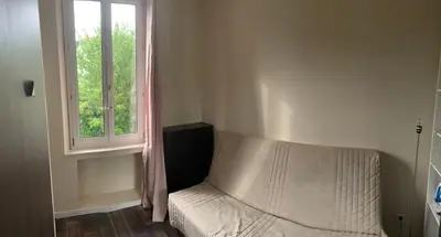 a bedroom with a bed and a window at La Terrasse 4 Cannes French Riviera in Cannes