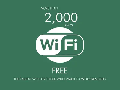 a logo for the fastest wifi for those who want to work remotely at LB Vacation Rentals I Beautiful 2BR Apt, Renovated in 2025, La Croisette, Minutes from Beach and Palais in Cannes