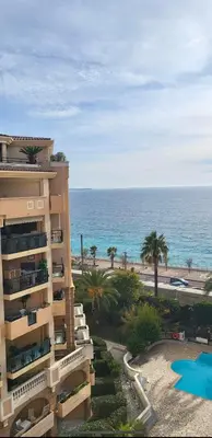 a view of the ocean from a hotel at Pierre Vacances Appt 748 VUE MER in Cannes