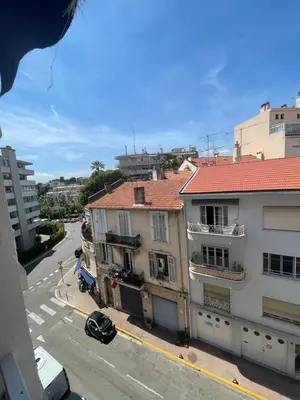 an aerial view of a city street with buildings at studio luxueux in Le Cannet