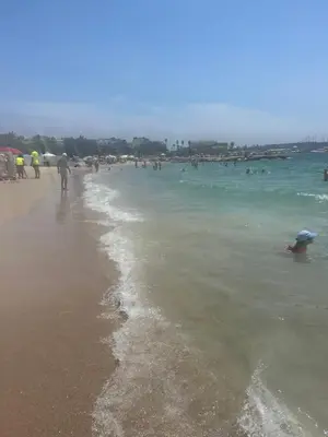 a group of people in the water at the beach at Rooftop La Croisette Cannes in Cannes