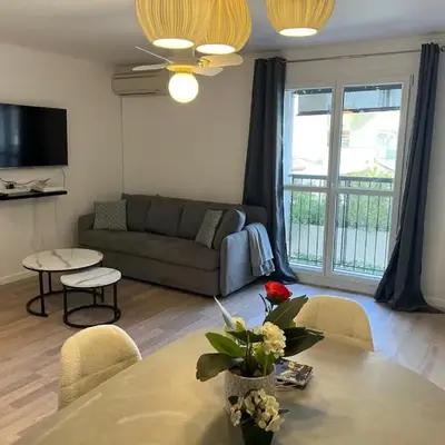 4 People Cannes Hyper Centre and Air conditioning