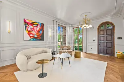 a living room with a chair and a table at Cannes Villa - 2167 - Impact Center in Cannes