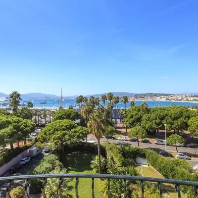 REF 1238 - Cannes Croisette - Sea view apartment for rent