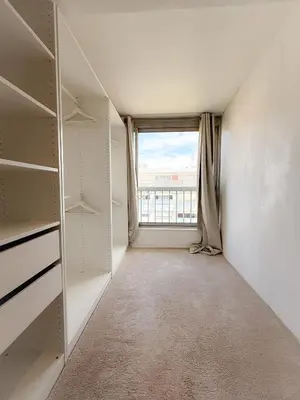 an empty walk in closet with a window at Le Noé By ApiRent #Climatisation #Wifi #Balcon in Cannes