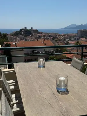 a view of a city with boats in the water at Horizon by Connexion in Cannes