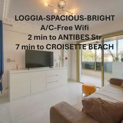 Lumineux 2 chambres à 5 min de la CROISETTE A2B259