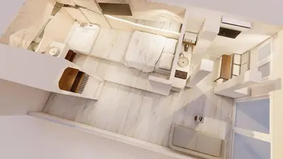 a bathroom with a wall that has been ripped up at Caldera - SPA & Climatisation & Proche Croisette in Cannes