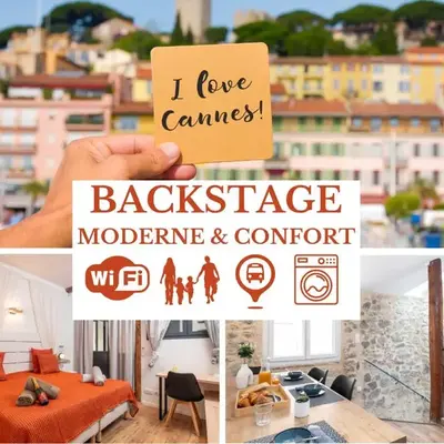 NEW Le Backstage Croisette et Plages à 5 min Cannes Lifestyle Central Stay OFFRE SPECIALE
